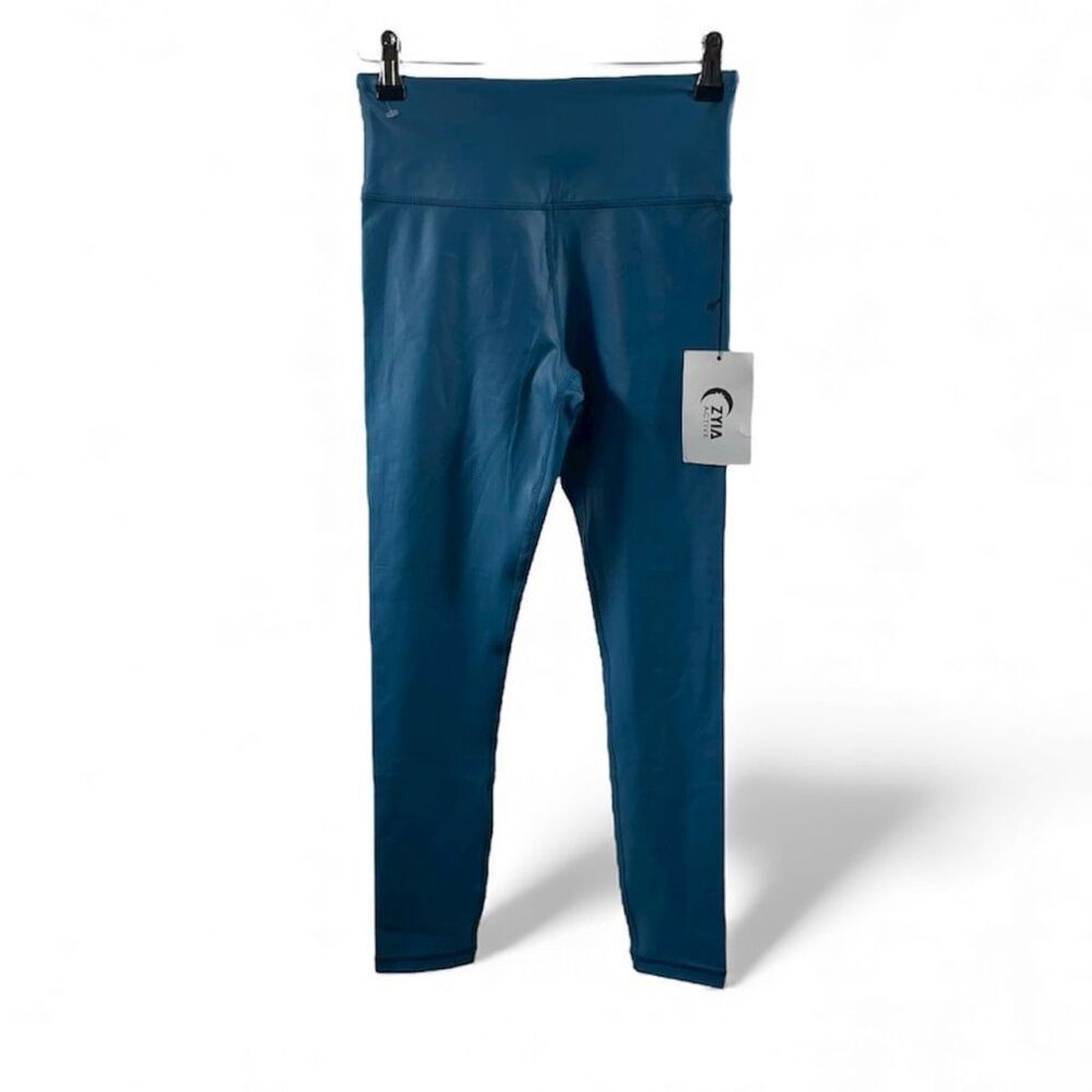Zyia Active NWT Blue Light and Tight Hi Rise Leggings 7/8 Size 4